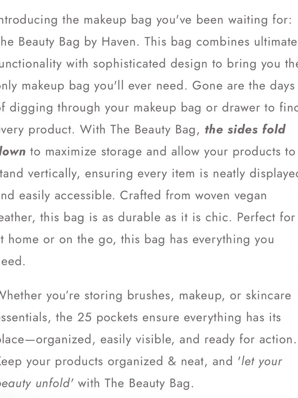 New--Haven Beauty Bag in Plum - Cosmetic Organizer - Picture 3 of 3